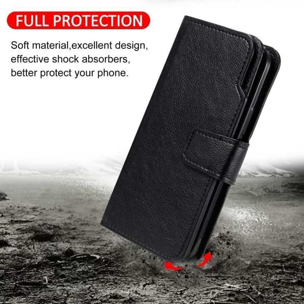 Samsung S22 Ultra Practical Wallet Case med 12-bakke Array V4
