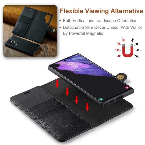 Mobil tegnebog Magnetisk DG Ming Samsung S22 Ultra