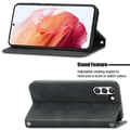 Miniatyrbillede 2 af 9: Samsung Galaxy S22 Plus Flip Case Kortrum ruskind