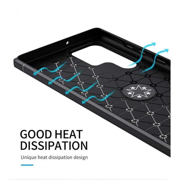 Samsung S22 Ultra Praktisk stødsikkert cover med ringholder V3