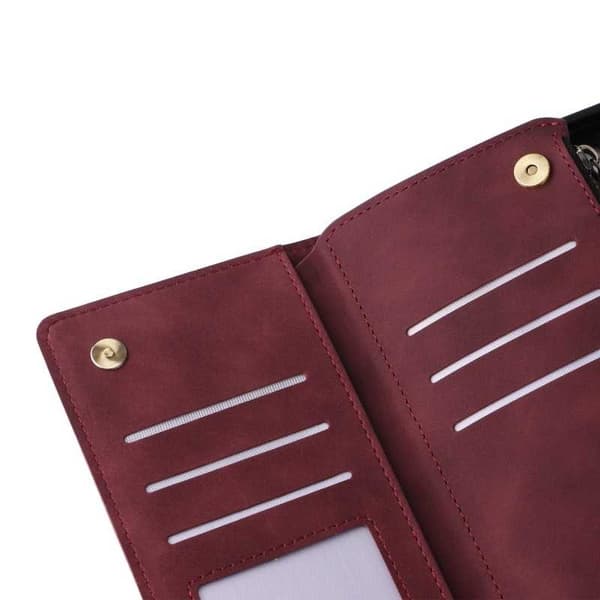 Samsung S21 Ultra Multifunktionellt Plånboksfodral Zipper 8-Fack