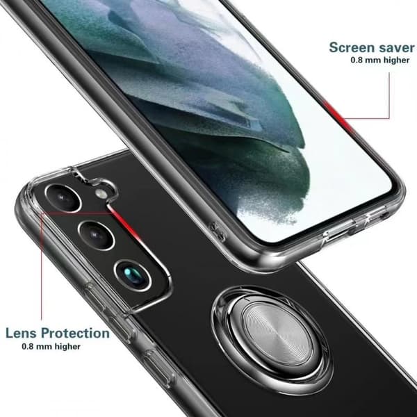 Samsung Galaxy S22 stødsikkert cover med ringholder Fresh®