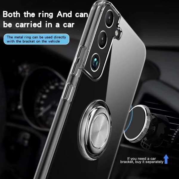 Samsung Galaxy S22 stødsikkert cover med ringholder Fresh®