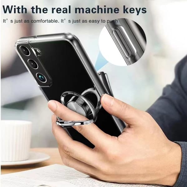 Samsung Galaxy S22 stødsikkert cover med ringholder Fresh®