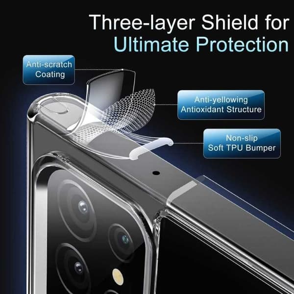 Samsung S22 Ultra stødabsorberende silikonecover Enkelt