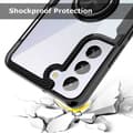 Miniatyrbillede 4 af 7: Samsung S22 Plus Praktisk stødsikkert cover med ringholder V4