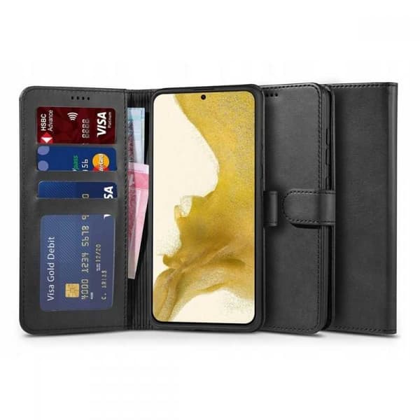 Samsung S22 Plus Plånboksfodral PU-Läder 4-FACK
