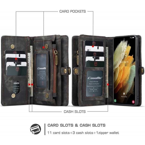 Samsung S22 Plus Plånboksfodral Multi-Slot 13-FACK