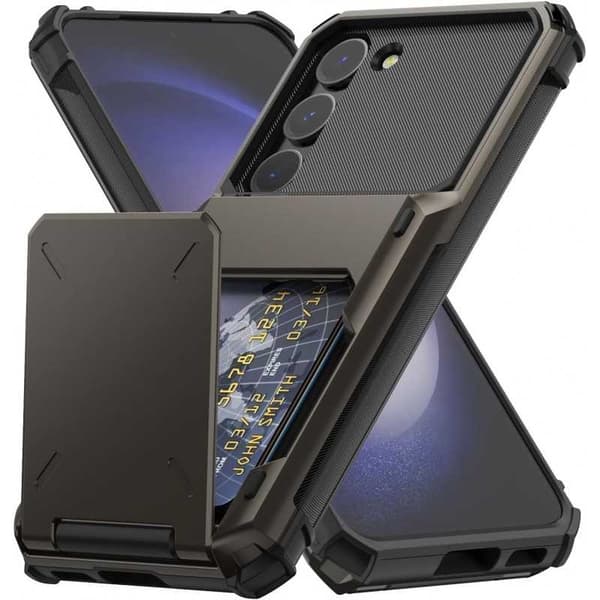 Samsung S22 Plus stødsikkert cover med ugyldigt kortrum