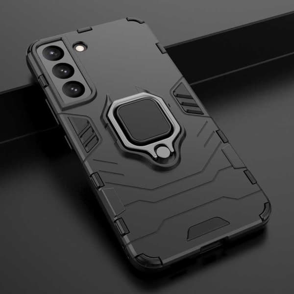 Samsung S22 Shockproof Cover med Ring Holder ThinArmor