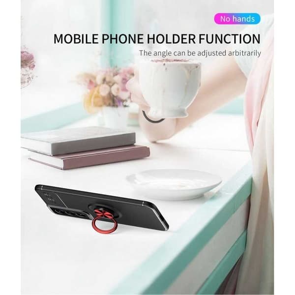 Samsung S22 Praktisk stødsikkert cover med ringholder V3