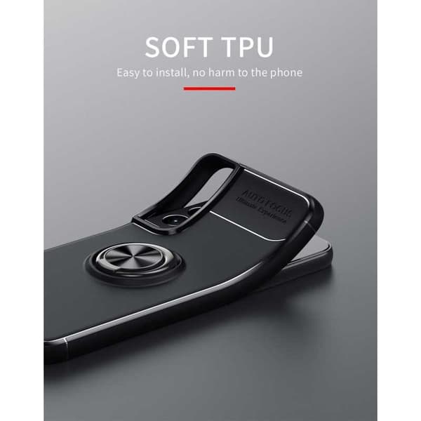 Samsung S22 Praktisk stødsikkert cover med ringholder V3