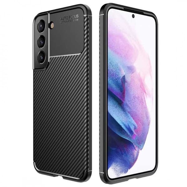 Samsung S22 Iskunkestävä ohut kansi FullCarbon V4