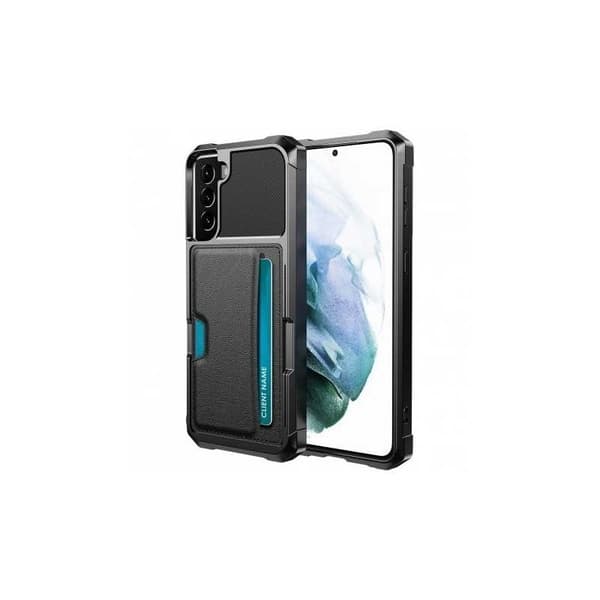 Samsung S22 Stöttåligt Skal med Kortfack Solid V2