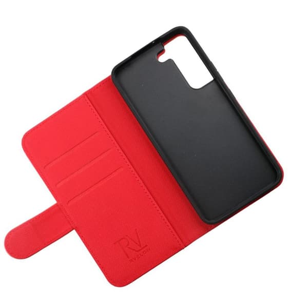 Samsung Galaxy S22 Plus Plånboksfodral Magnet Rvelon - Röd