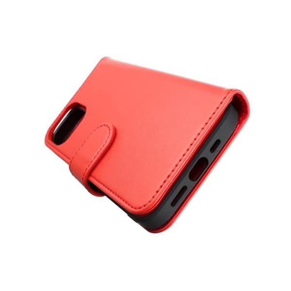 iPhone 13 Pro Max Plånboksfodral Magnet Rvelon - Röd