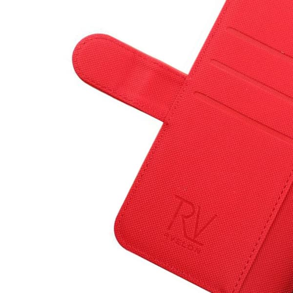 iPhone X/XS Plånboksfodral Magnet Rvelon - Röd