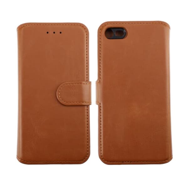 iPhone 7/8/SE 2020 Plånboksfodral Magnet Rvelon - Guldbrun