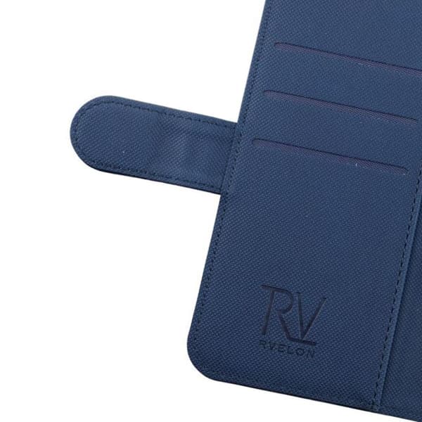 iPhone X/XS Plånboksfodral Magnet Rvelon - Blå