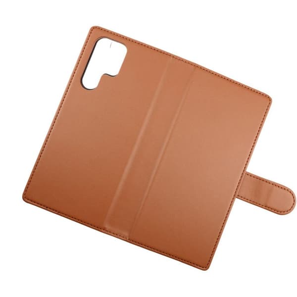 Samsung Galaxy S22 Ultra Plånboksfodral Magnet - Guldbrun