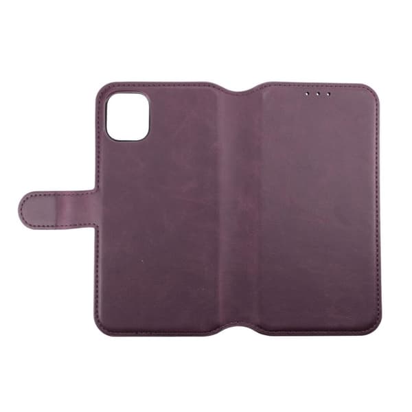 iPhone 11 Plånboksfodral Magnet Rvelon - Mörklila