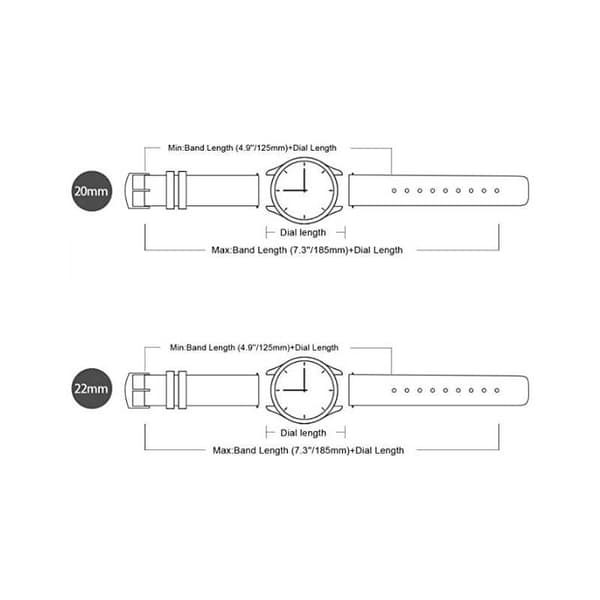 Premium Läderarmband Galaxy Watch 4 40mm/42mm/44mm/46mm