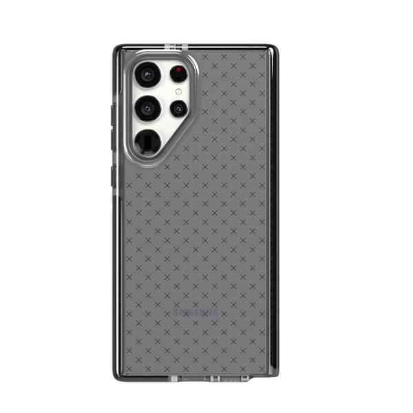 Tech21 Samsung Galaxy S22 Ultra Cover Evo Check Smokey Black