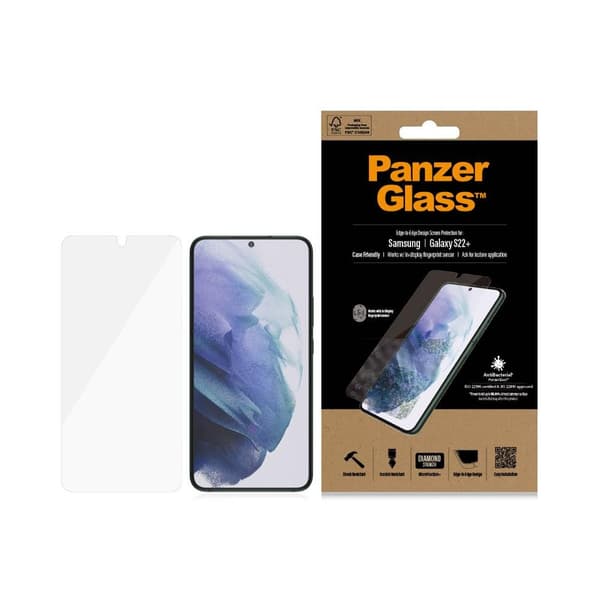 PanzerGlass Samsung Galaxy S22 Plus Skærmbeskytter Case Friendly Fingerprint