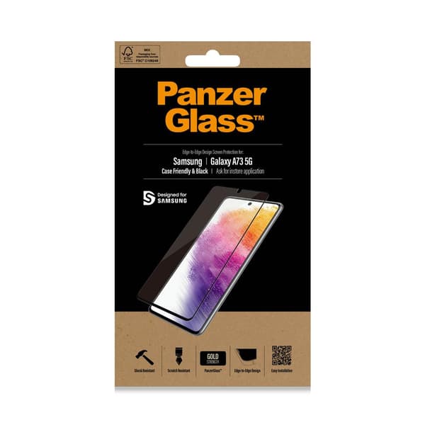 PanzerGlass Samsung Galaxy A73 Skärmskydd Case Friendly