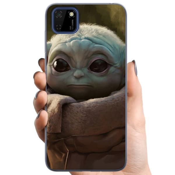 Huawei Y5p TPU Mobildeksel Baby Yoda