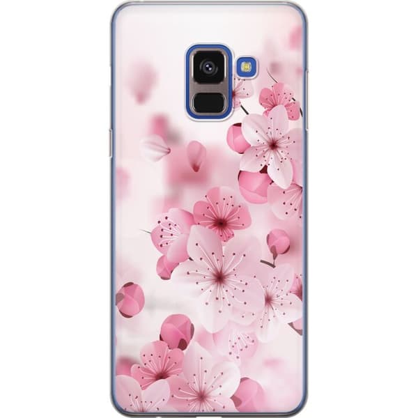 Samsung Galaxy A8 (2018) Deksel / Mobildeksel - Kirsebærblomst