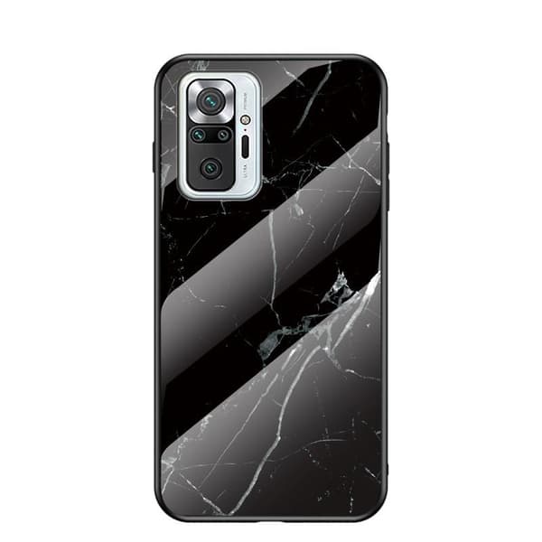 Redmi Note 10 Pro Marmorskal 9H Härdat Glas Baksida Glassback V2