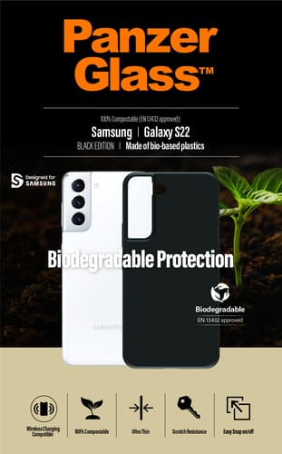 PanzerGlass 0374, Omslag, Samsung, Samsung - Galaxy S22, Svart