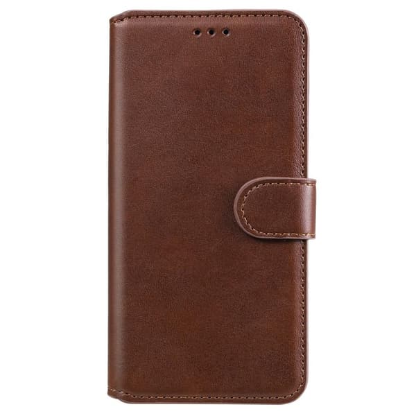 SKALO Samsung S21 FE Classic Lompakkokotelo - Ruskea