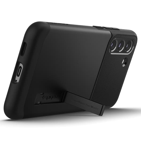 Spigen Samsung Galaxy S22 Plus Kuori Slim Armor Musta