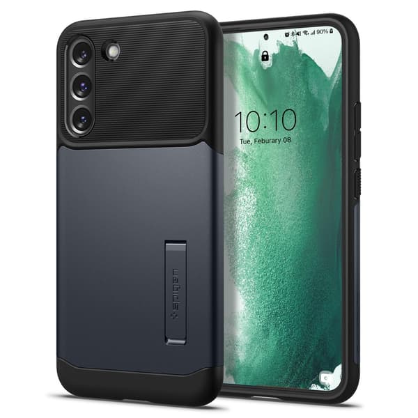 Spigen Samsung Galaxy S22 Plus Cover Slim Armor Metal Slate