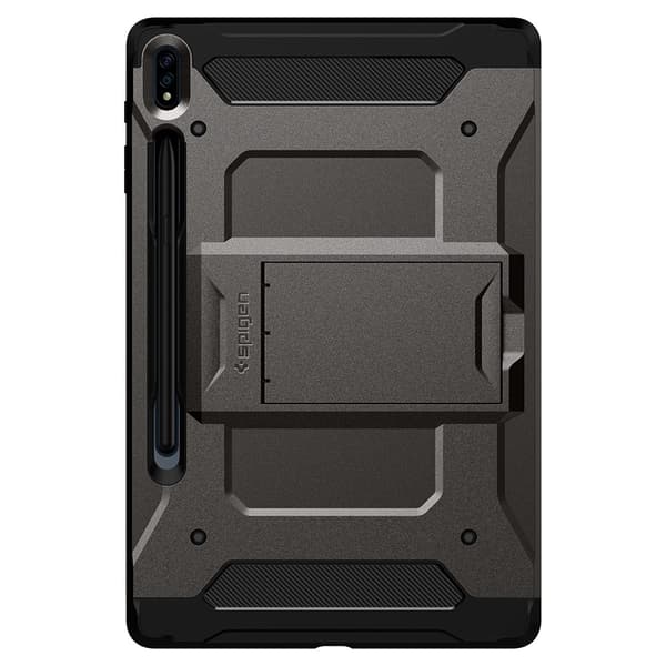Spigen Samsung Galaxy Tab S7 Plus/Tab S8 Plus Kuori Tough Armor Pro Gunmetal