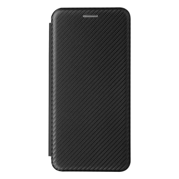 SKALO Samsung S21 FE Carbon Fiber Lompakkokotelo - Musta