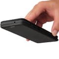 Pikkukuva 10 / 10: SKALO Samsung S21 FE Carbon Fiber Lompakkokotelo - Musta