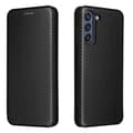 Pikkukuva 2 / 10: SKALO Samsung S21 FE Carbon Fiber Lompakkokotelo - Musta