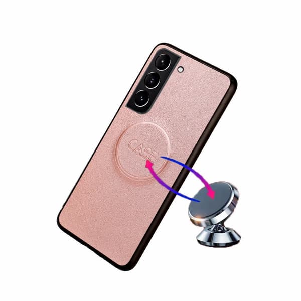 SKALO Samsung S21 FE DOLIZMA 2 i 1 Magnet Plånboksfodral - Rosèguld