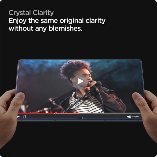 Spigen Samsung Galaxy Tab S8 Ultra Skærmbeskytter GLAS.tR EZ Fit