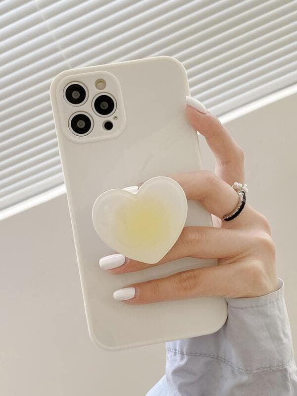Beige Heart iPhone 13 ,Pro, Max skal