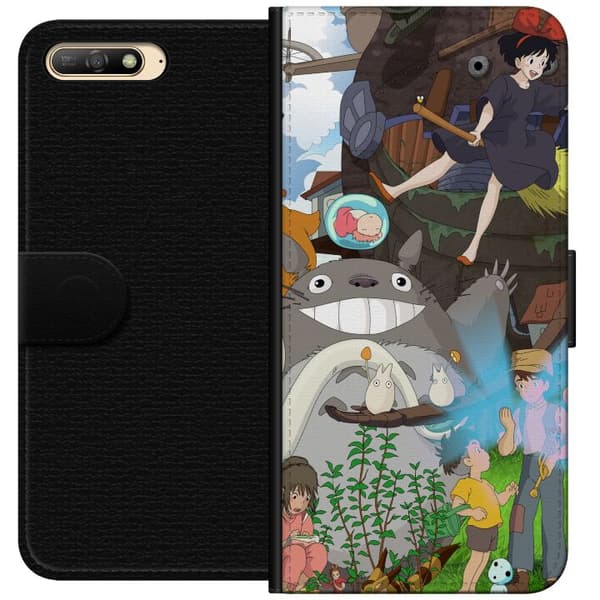 Huawei Y6 (2018) Tegnebogsetui Studio Ghibli