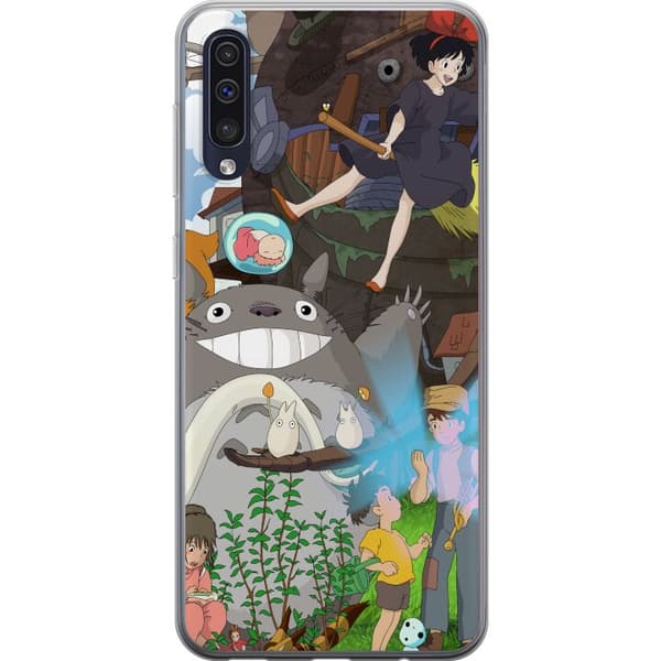 Samsung Galaxy A50 Läpinäkyvä kuori Studio Ghibli