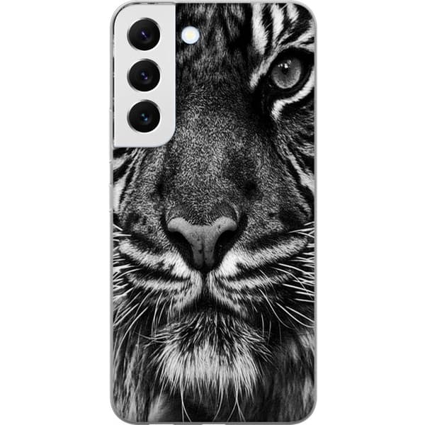 Samsung Galaxy S22 5G Läpinäkyvä kuori Tiikeri