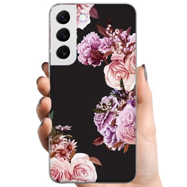 Samsung Galaxy S22 5G TPU Mobilcover Blomster
