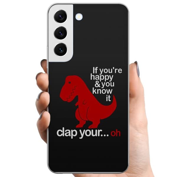 Samsung Galaxy S22+ 5G TPU Mobilcover Dinosaur