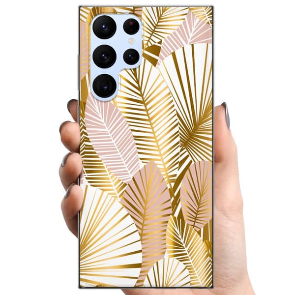 Samsung Galaxy S22 Ultra 5G TPU Matkapuhelimen kuori Kulta