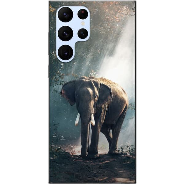 Samsung Galaxy S22 Ultra 5G Gennemsigtig cover Elefant